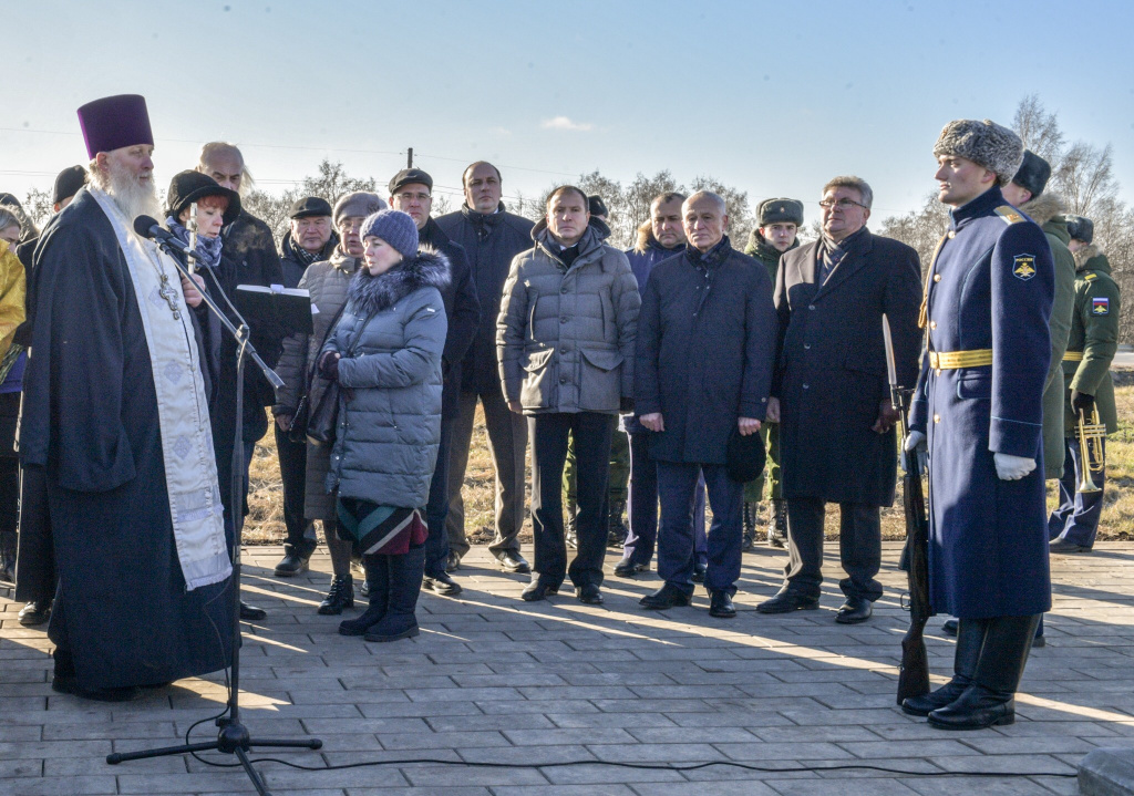 Состоялась церемония открытия закладного камня Ржевского мемориала
