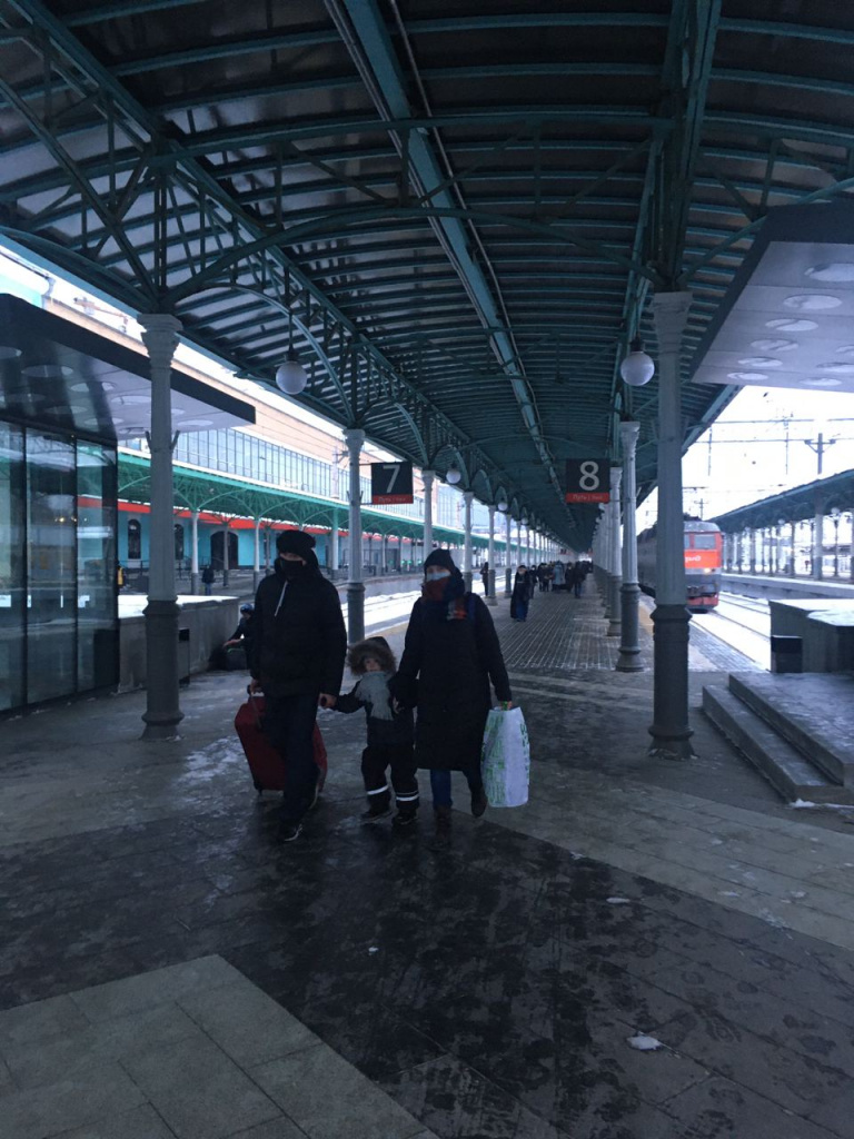 В Москву прибыл первый поезд из Минска