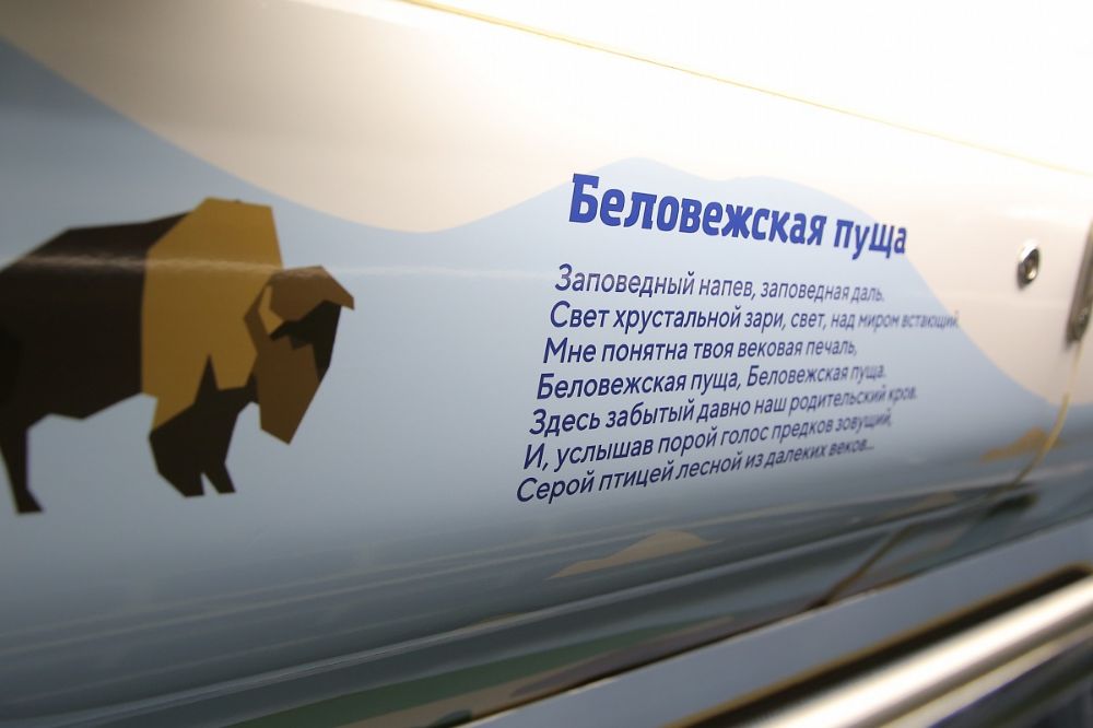 По Кольцевой линии московского метро запустили поезд в честь пятилетия ЕАЭС